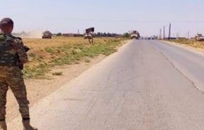 الجيش السوري يطرد رتلا للاحتلال الأمريكي في قرية بريف القامشلي