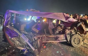 ۱۶ زائر ایرانی و افغانستانی در سانحه رانندگی در عراق جان باختند