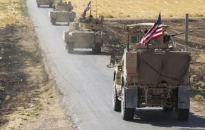 حرکت کاروان بزرگ نظامی آمریکا از شرق سوریه به غرب عراق
