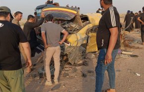 بينهم إيرانيون.. مصرع وإصابة 12 زائراً بحادث سير بميسان العراق