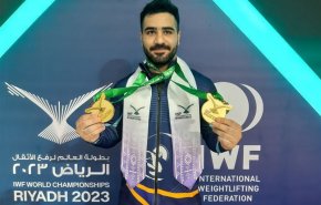 ملی‌پوش وزنه‌برداری ایران در عربستان طلایی شد