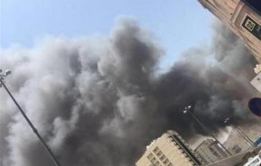 آتش‌سوزی گسترده هتلی در ریاض + ویدیو