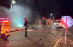 انفجار سيارة واطلاق نار جنوب كيان الاحتلال + فيديو