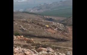 ماذا تفعل دراجات نارية لحزب الله قرب الحدود الفلسطينية اللبنانية؟ +فيديو