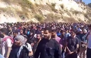 هزاران اردنی راهی مرز با فلسطین شدند