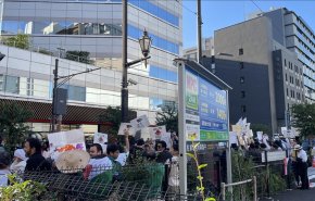 مسلمو اليابان ينظمون تظاهرات نصرة لغزة في طوكيو