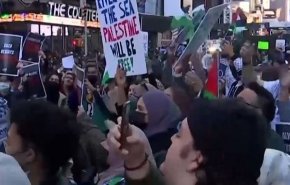 بالفيديو..تظاهرات حاشدة في نيويورك دعما لغزة