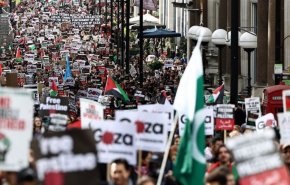 تظاهرات غير مسبوقة بأنحاء العالم للتضامن مع اهالي غزة