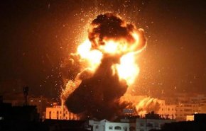 بمباران غزه با موشک‌های آمریکایی+ عکس