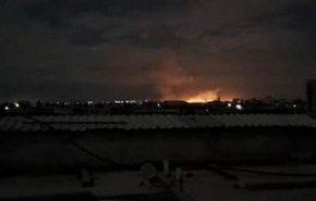 انفجار در پایگاه نظامیان آمریکایی در دیرالزور سوریه
