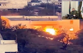 قوات الاحتلال تفجر منزل الشيخ صالح العاروري في رام الله + فيديو 