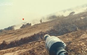 مشاهد تدمير كتائب القسام لآليات اسرائيلية في حي الزيتون