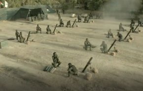 صحنه هایی از حملات خمپاره ای یگان توپخانه ای قسام علیه رژیم صهیونیستی+ ویدیو