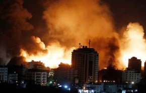 قتل عام غزه در تاریکی شب همزمان با قطع کامل اینترنت+ ویدیو