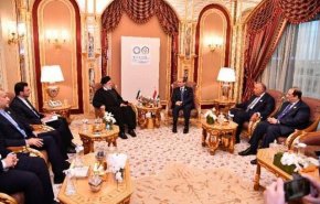 دیدار روسای جمهور ایران و مصر در ریاض