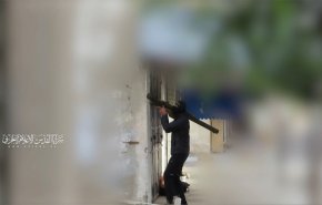 لحظة اطلاق سرايا القدس مضاداتها الجوية نحو طائرة اسرائيلية