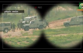 مشاهد جديدة من عمليات كتائب القسام البطولية ضد الإحتلال + فيديو