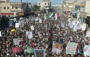 راهپیمایی گسترده یمنی ها در حمایت از مقاومت و فلسطین