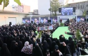 گزارش خبرنگار العالم از مراسم وداع با شهدای مدافع حرم در تهران + ویدئو