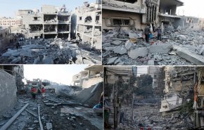 10شهداء بعد قصف طائرات الاحتلال لمنزل في خان يونس