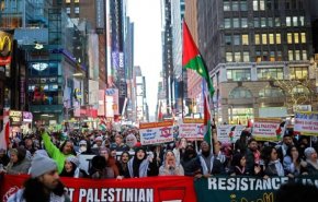 تظاهرات گسترده در نیویورک و شیکاگو در محکومیت تجاوز رژیم اشغالگر به نوار غزه