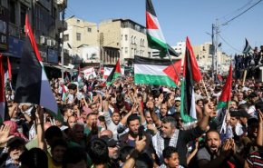 گزارش العالم از تظاهرات هزاران اردنی در حمایت از غزه+ویدئو