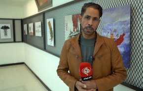 إفتتاح المعرض الإيراني الاول للكاريكاتير في جامعة البصرة العراقية