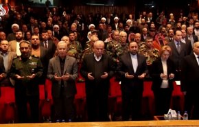 دمشق تقيم إحتفالا في ذكرى إستشهاد قادة النصر بحضور شخصيات رسمية