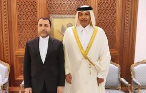سفير إيران بالدوحة يلتقي رئيس مجلس شورى قطر