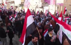 تظاهرات مردمی در عراق برای اخراج نیروهای آمریکایی+ویدئو