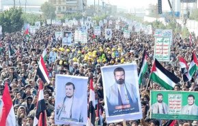  حضور گسترده یمنی‌ها در راهپیمایی همبستگی با غزه+ویدئو