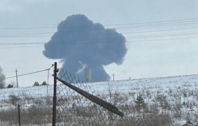 سقوط هواپیمای روسی حامل اسرای اوکراینی+فیلم
