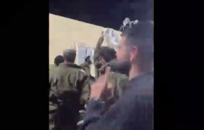  رقص و پایکوبی سربازان صهیونیست چند ساعت قبل از هلاکت+ فیلم