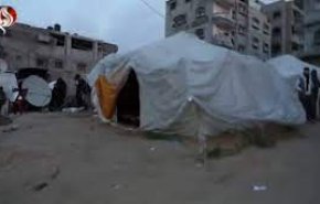 خیابان های غزه مکانی برای افشای جنایات صهیونیستی 