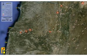 المقاومة اللبنانية تقصف مواقع عسكرية وثكنات للاحتلال بصواريخ 