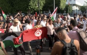 عزم تونسی ها برای قطع شریان اقتصادی رژیم صهیونیستی + فیلم