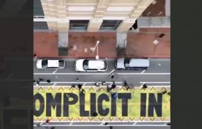 بالفيديو.. 'بايدن متواطئ' ولا'لإعطاء قنابل لإسرائيل'..