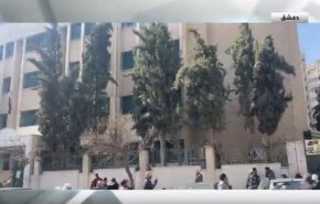 ویدیوی اختصاصی العالم از ساختمانی در دمشق که هدف حمله قرار گرفت
