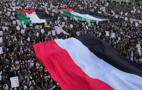 یمنی ها بار دیگر حمایت خود از فلسطین را اثبات کردند+فیلم