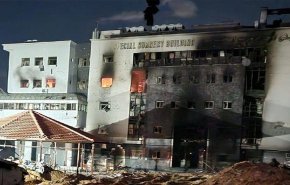 جنایات رژیم صهیونیستی در بیمارستان الشفا.. 400 شهید و 1050 منزل سوزانده شده