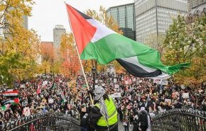 خوشحالی فلسطینی‌های ساکن تورنتوی کانادا از حمله ایران به اسرائیل  + فیلم 
