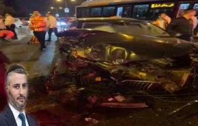 بعد بن غفير.. تحطم سيارة وزير إسرائيلي بحادث سير في القدس +فيديو