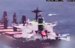 بالفيديو.. لحظة استهداف القوات اليمنية سفينة (CYCLADES)