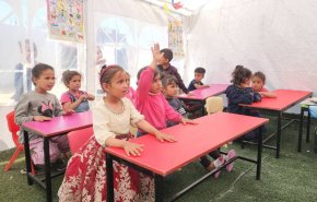 شاهد.. تعليم الأطفال رغم عدوان وإرهاب الاحتلال
