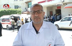 غزة.. مستشفی شهداء الاقصی تعالج الجرحی علی الأرض 