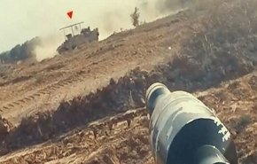 گردان های قسام 3 تانک اسرائیلی را منهدم کرد