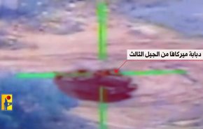 شاهد/القسام تستهدف دبابة ميركافا اسرائيلية شمال فلسطين المحتلة
