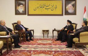 هیئت حماس با دبیرکل حزب الله دیدار کرد