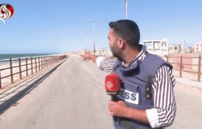 كاميرا العالم ترصد وصول أول باخرة للرصيف البحري الأمريكي في قطاع غزة