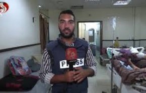 گزارش العالم از وضعیت تنها بیمارستان استان مرکزی غزه/  راهروهای بیمارستان شهدای الاقصی پر از بیماران است 